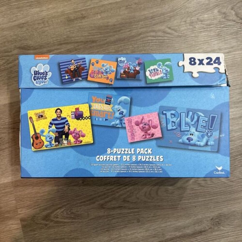Blues Clues and You 8 puzzle pack. New in box.
